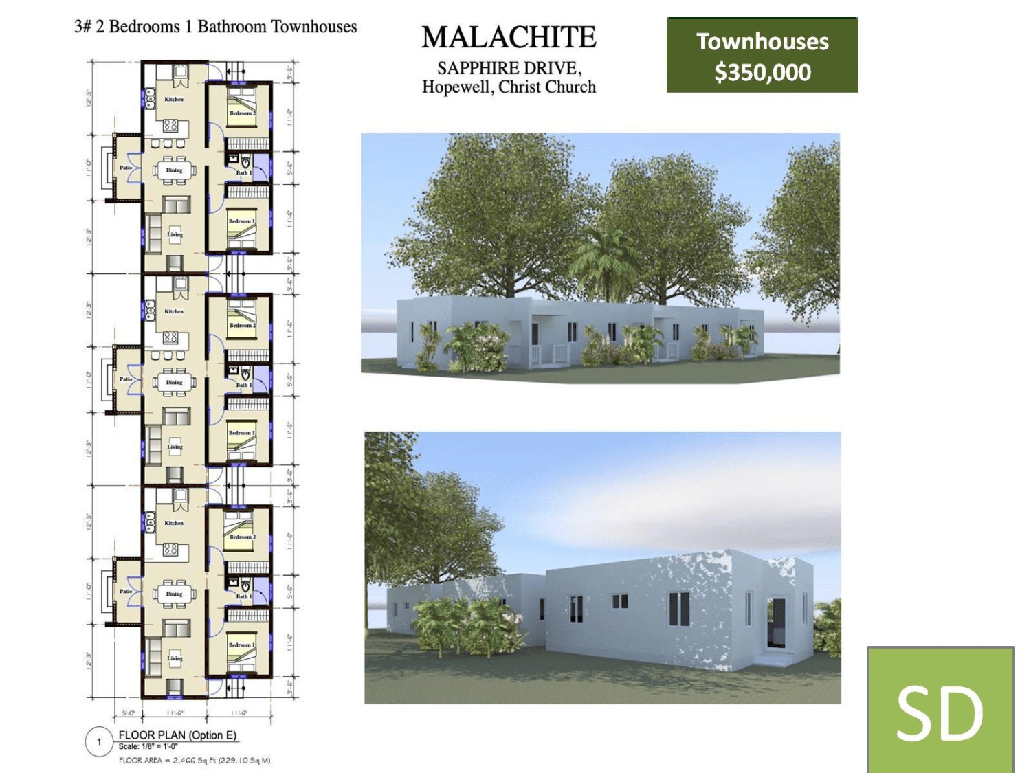 One Sapphire Drive Development Malchite Town House