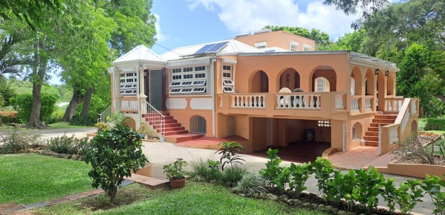 Bingen Estate, St. Michael |  Barbados Plantation House for Sale